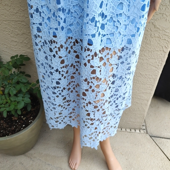 Aster the label blue cotton dress - Picture 6 of 12